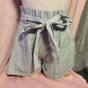 Ank Rouge Blue Shorts Women's Small Boho Party Casual Summer Japan Import Kawaii